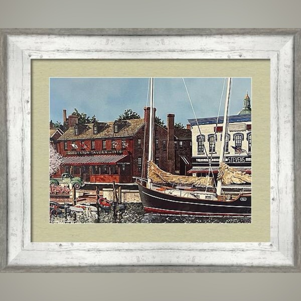 Afternoon at City Dock by Larry S. Anderson